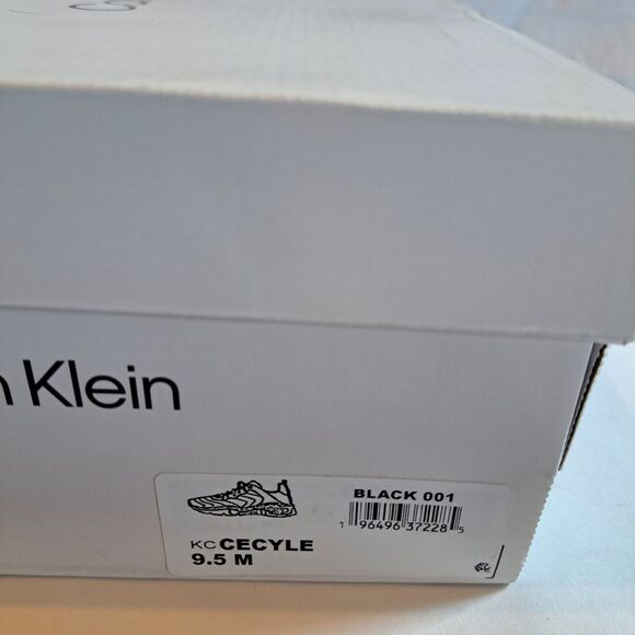 Calvin Klein KC Cecyle Black White Sneaker Athletic Shoe Women's 9.5M New In Box - Picture 11 of 15